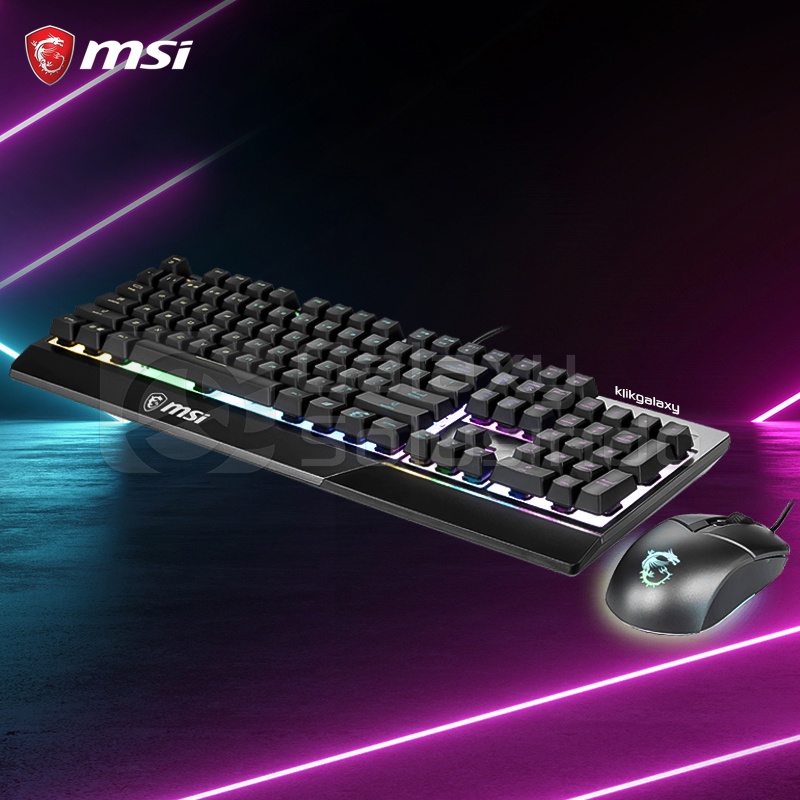 MSi VIGOR GK30 COMBO RGB Gaming Keyboard + GM11 RGB Gaming Mouse