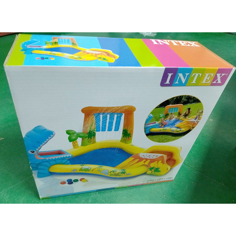 Kolam Renang Angin Wahana Bermain Air Mini Anak Inflatable Swimming Pool - Y010 - Blue/Yellow