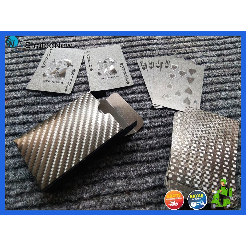 Kartu Poker Remi Plastik Waterproof