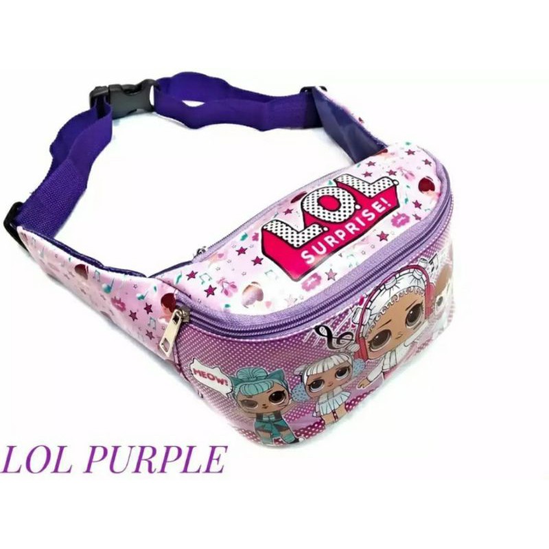 waistbag anak lol purple waistbag anak lol keren