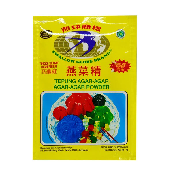 

Swallow Globe Agar Agar Ckt 7 Gr
