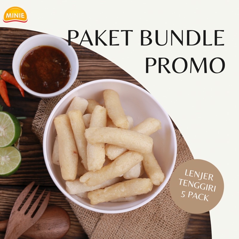 

•MINIE• Paket bundling 60 LENJER | Tenggiri 100% | Frozen food