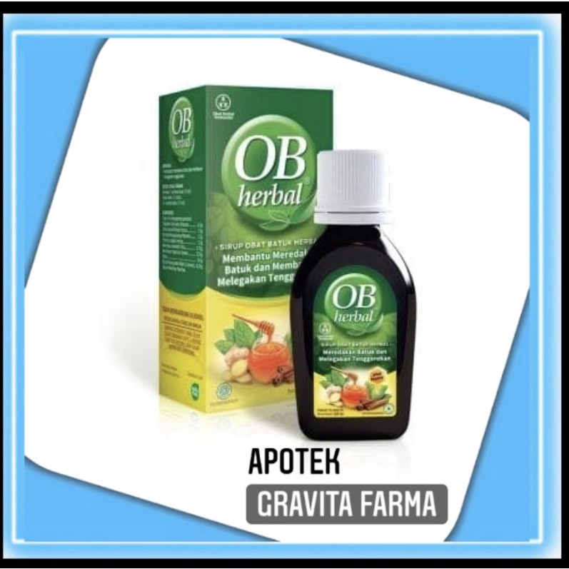 OB Herbal obat batuk herbal dewasa