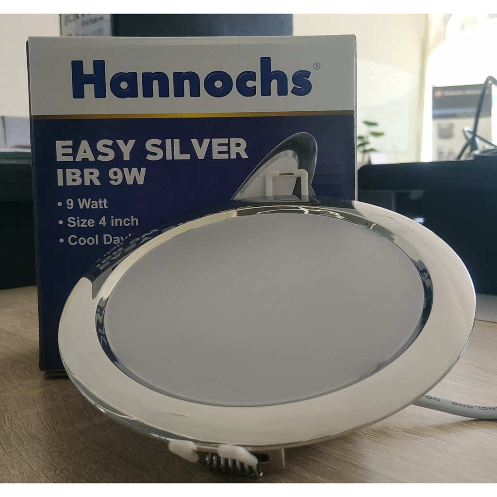 Lampu Downlight Hannochs EASY SILVER IBR 9W
