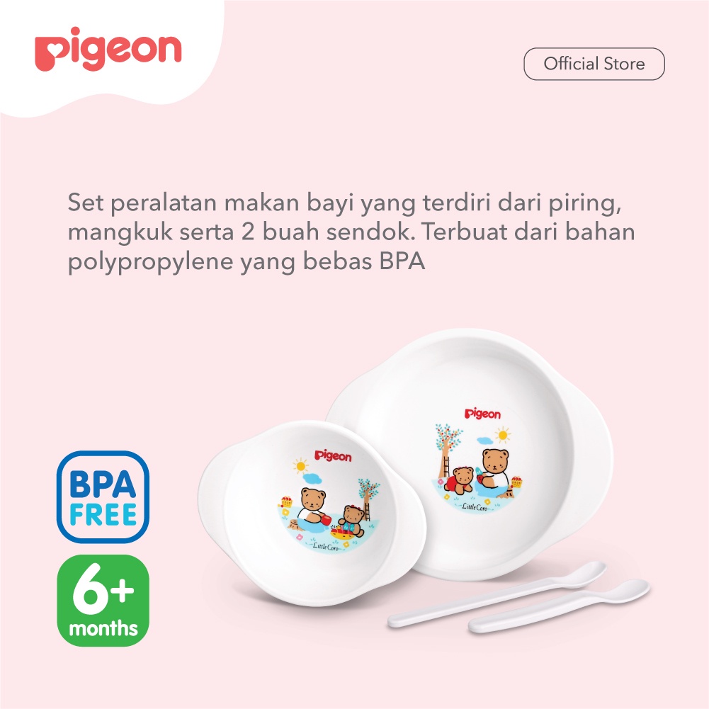 PIGEON Feeding Set Mini | Perlengkapan Makan Bayi