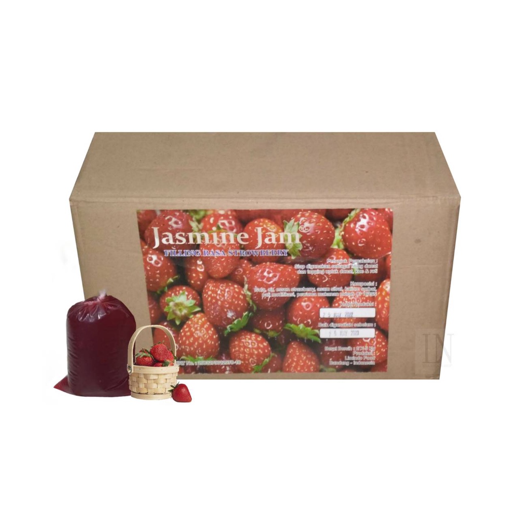 

Selai Buah Stroberi / Filling Strawberry Repack 250gr JASMINE