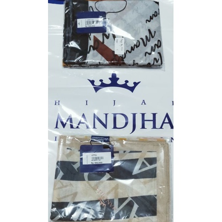 Mandjha 2 Pcs Ivan Gunawan Motif Hijab Joyfull & Happy Day Putih