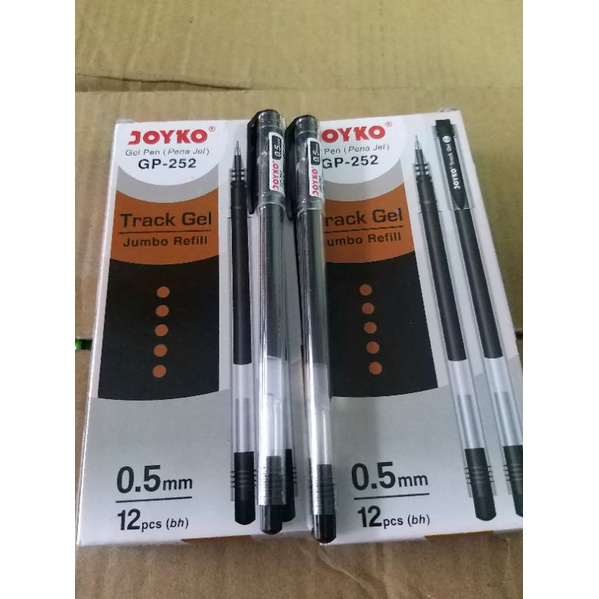 

[PER PCS] PULPEN JOYKO GP-252 HITAM 0.5MM BERKUALITAS / PULPEN CAIR / BALLPOINT GEL / PULPEN MURAH BERKUALITAS