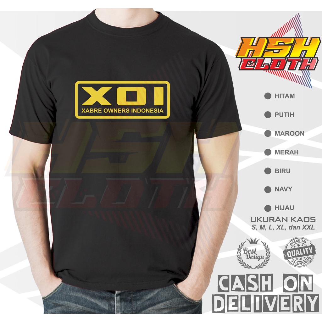 Baju Kaos Distro Motor Yamaha Xabre Owner indonesia otomotif Bisa Custom - HSHCloth