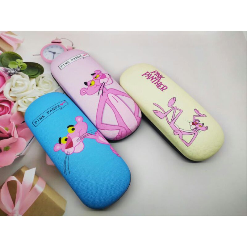 Box Kacamata / Hardcase Karakter Pink  Panther