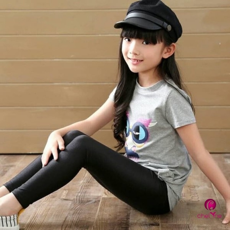 Chelyne Kids Legging Panjang Kilap Deline By Chelyne - Celana Panjang Anak