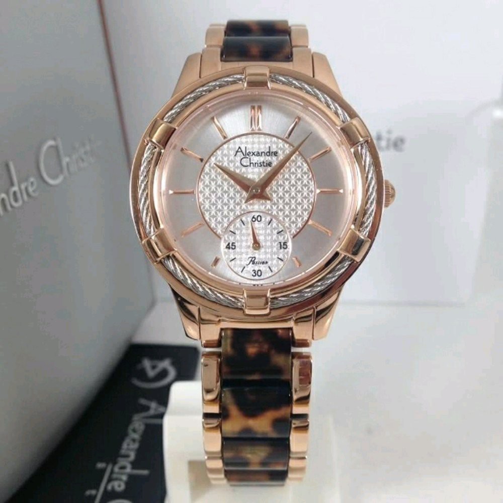 Jam Tangan Wanita Alexandre Christie AC 2730 cewek 34mm xxemk Original