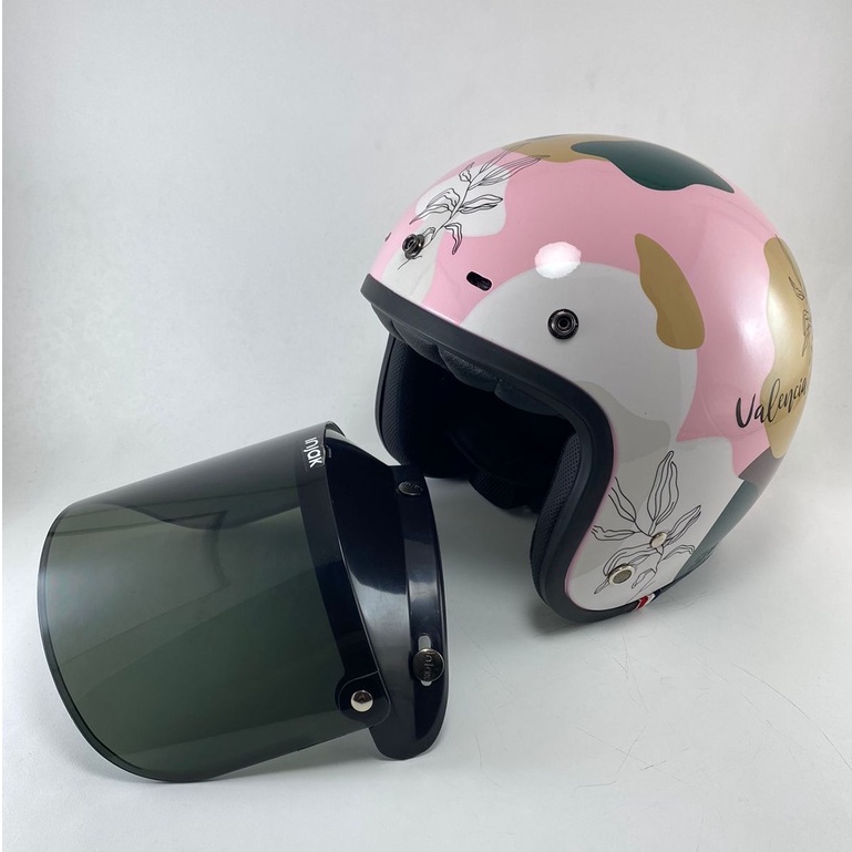 Helm Bogo Dewasa Aesthetic Wanita SNI Premium Valencia