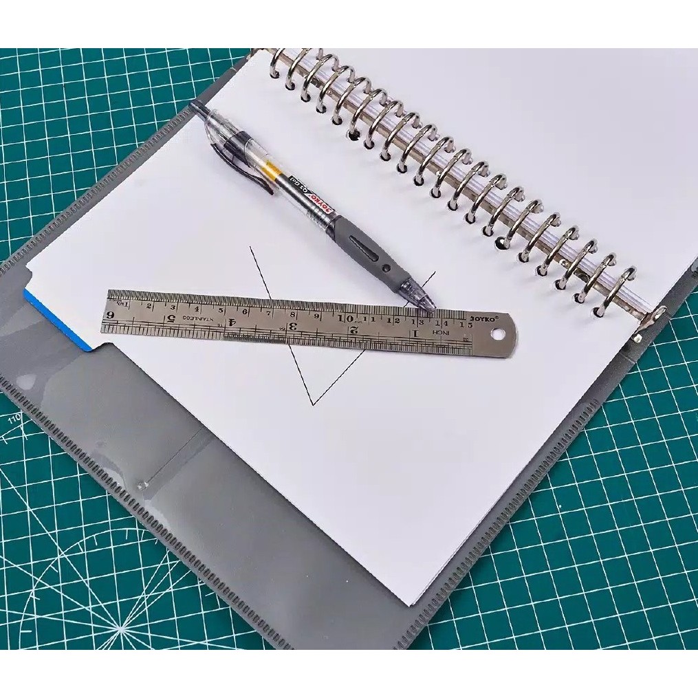 

Albama - Penggaris Besi 15cm / Ruler / Alat Tulis / Alat Kantor / Penggaris Stainless Anti Karat