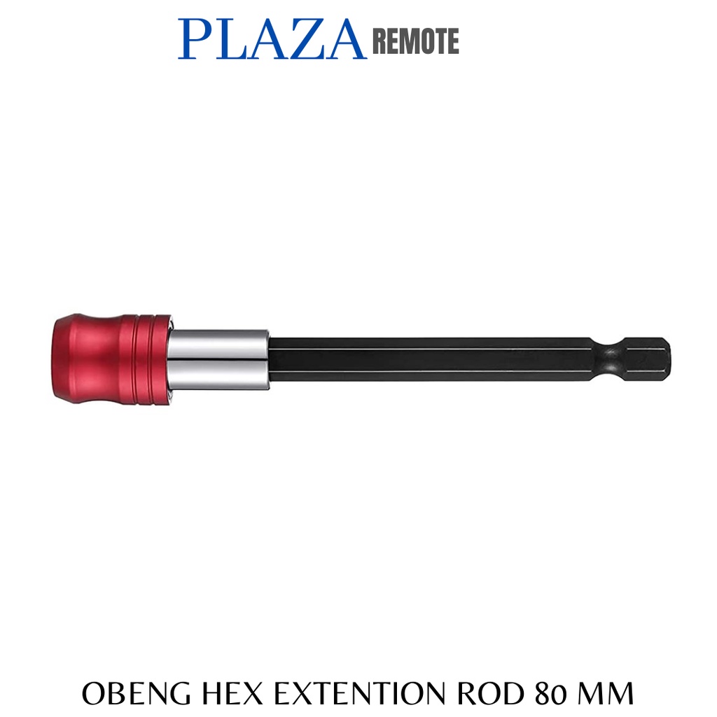 OBENG HEX SHANK MAGNET 1/4 EXTENSION ROD SELF 60 MM 80 MM 100 MM