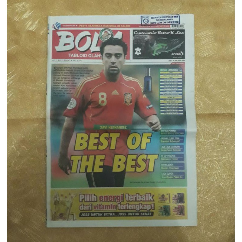 Majalah TABLOID BOLA 4 Juli 2008