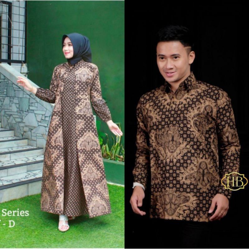 Maura Couple - Sania Ruffle Batik Couple ori Ndoro jowi DNT Garansi Termurah-Truntum