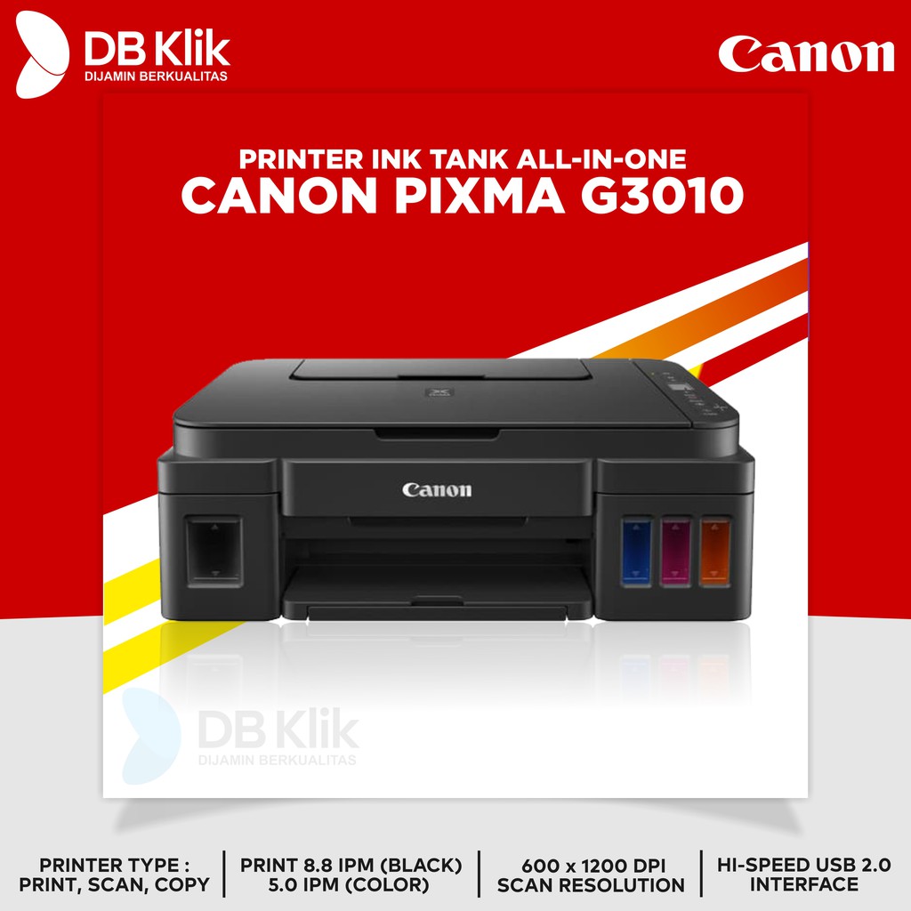 Printer Canon PIXMA G3010 Ink Tank All In One &quot; Canon G3010 &quot;