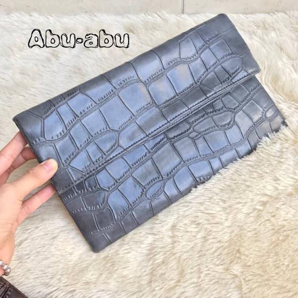 *KUALITAS TERBAIK* supplier tas fashion wanita cewek import batam unik pesta murah Zara clutch croco