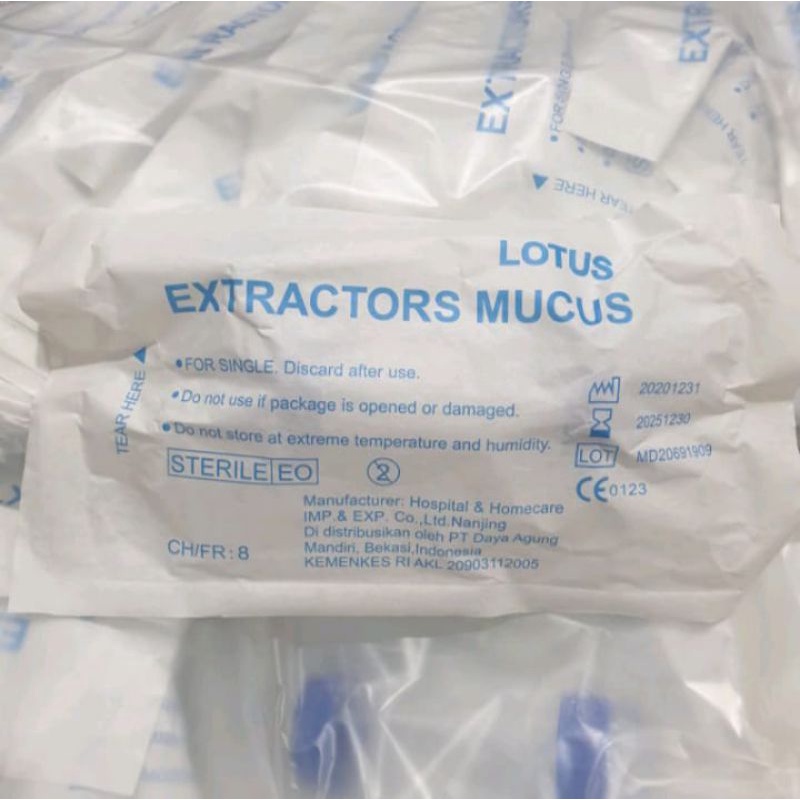 Mucus Extrator / Slym zeher Alat penyedot lendir bayi