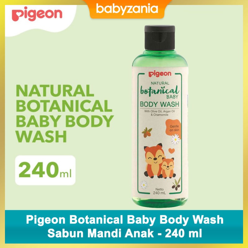 Pigeon Botanical Baby Body Wash Sabun Mandi Anak Bayi - 240 ml