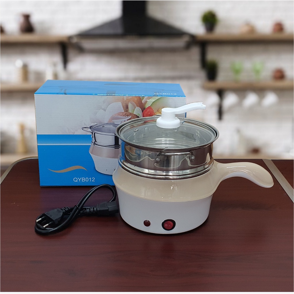 BEST SELLER FRY PAN PANCI LISTRIK Stainless Multifungsi Panci Listrik Portable Termurah dan awet mudah din bawa kemana-mana Termurah