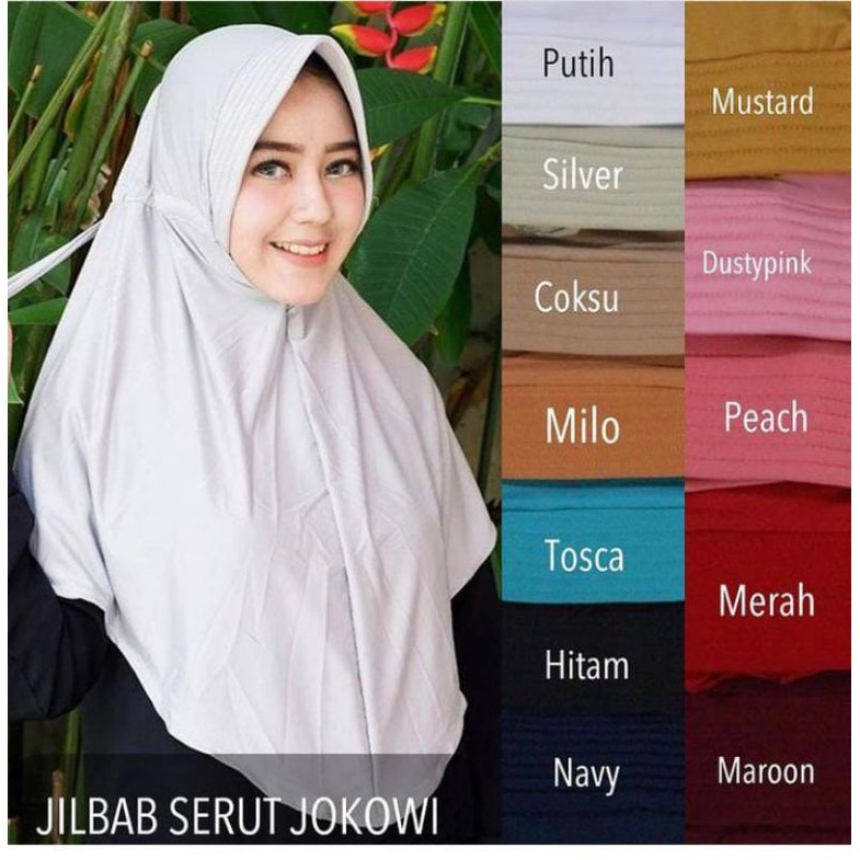 SERUT JOKOWI JERSEY/SERUT HITAM