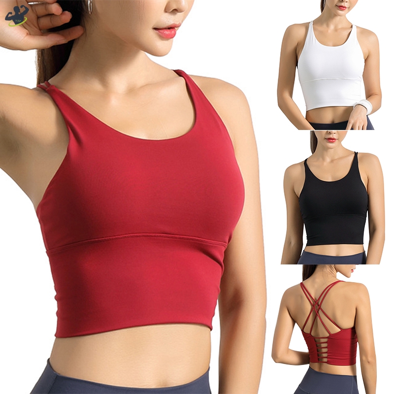 strappy workout tops