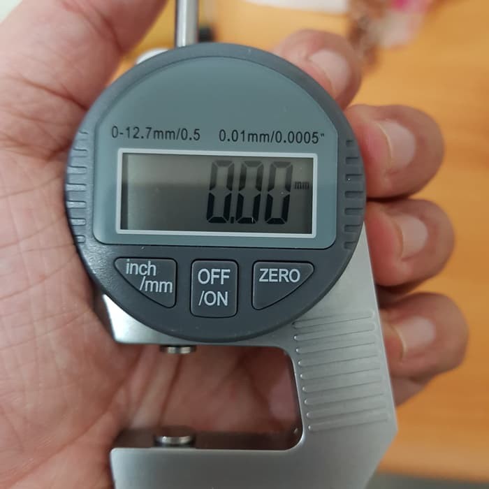 Digital Thickness Gauge 0-12.7mm alat ukur ketebalan - AUTD