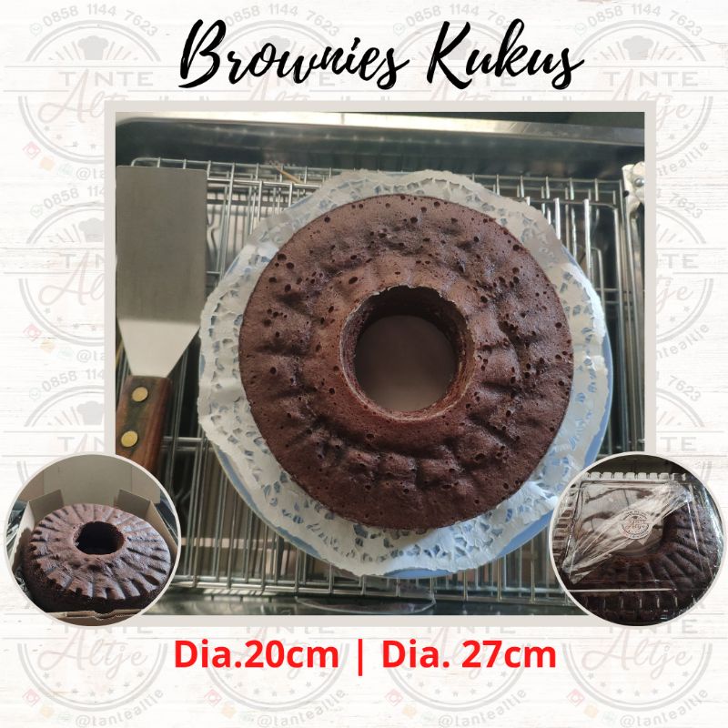 

[Dia.20cm] BROWNIES COKLAT KUKUS JADOEL BROWNIES KUKUS