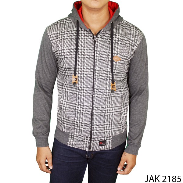 jaket denim pria keren Jeans Abu – JAK 2185