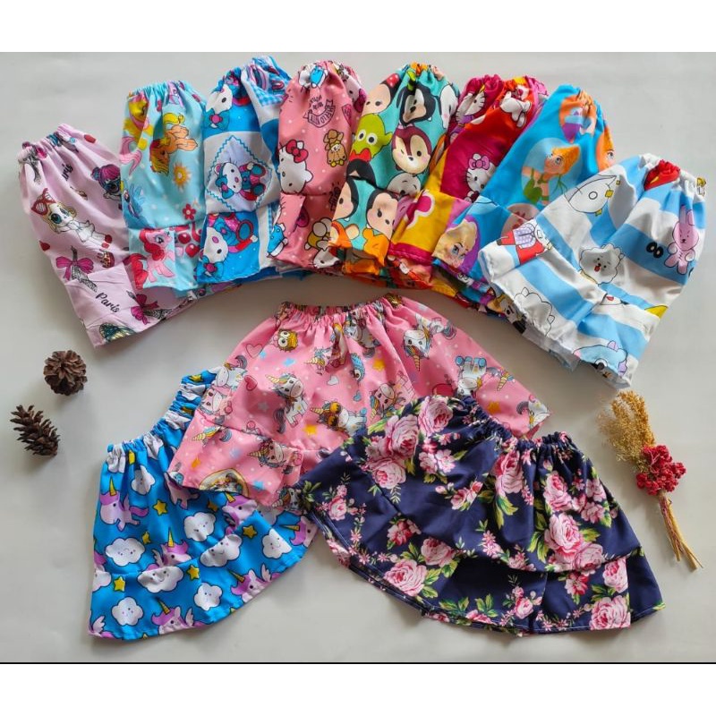 ROK BELLA ANAK PEREMPUAN CANTIK BERMOTIF