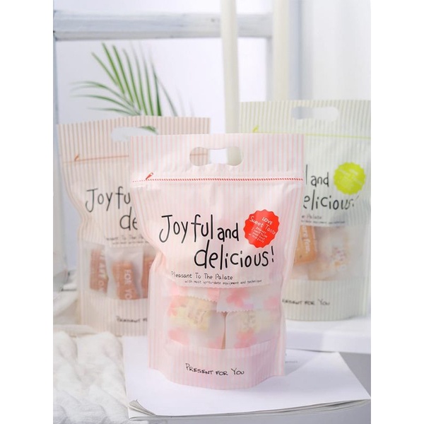 1pcs ZIPLOCK BAG JOYFUL LUCU ZIPPER BAG PERMEN KACANG