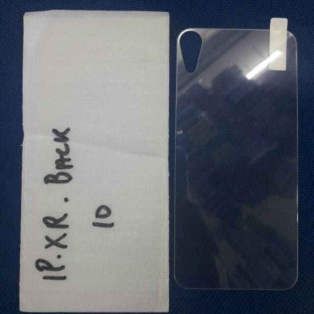 Tempered glass belakang iphone XR
