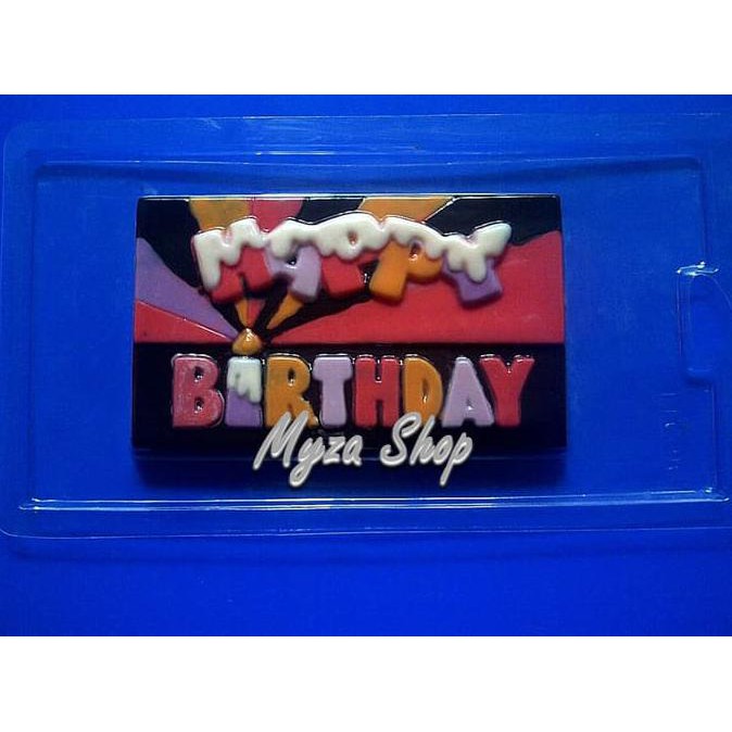 Promo Cetakan Coklat Mika Happy Birthday Ttc 96 Ready
