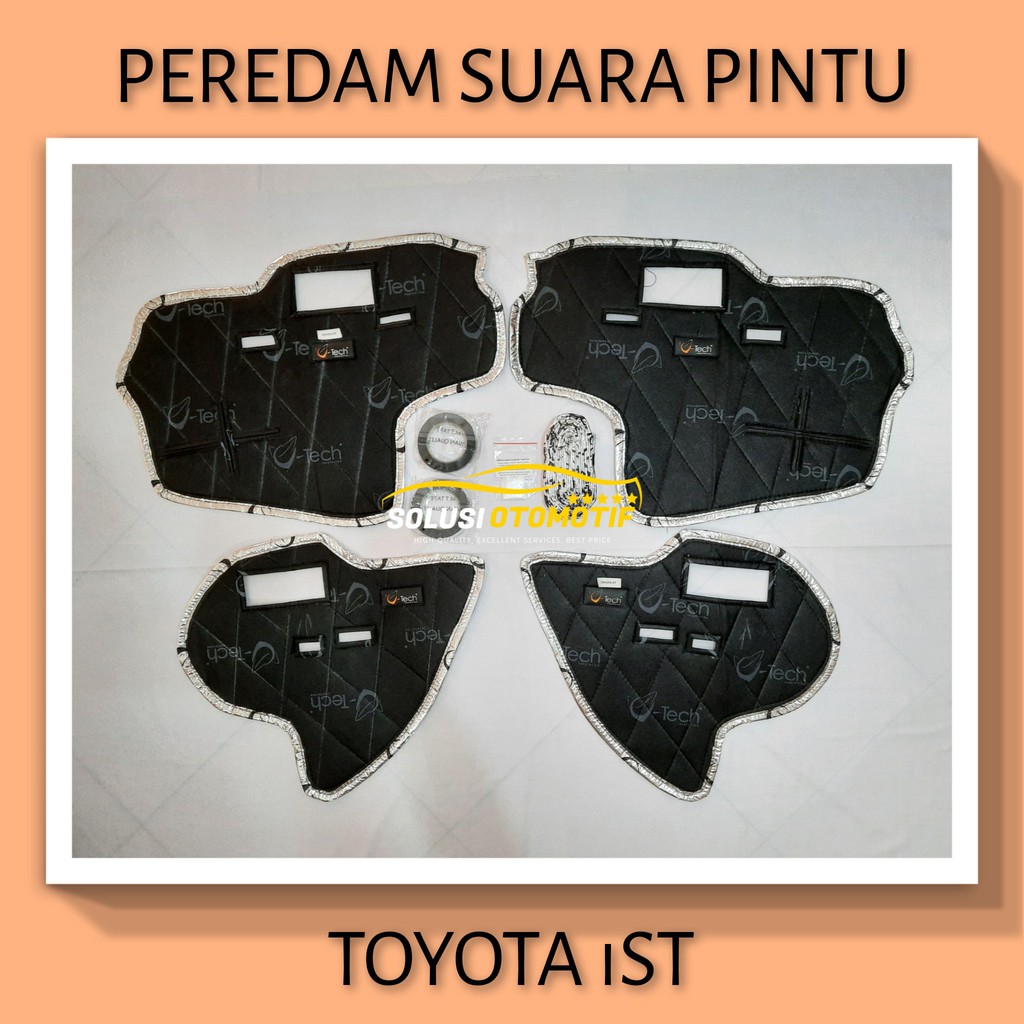 TOYOTA IST Peredam Suara Pintu Aksesoris Mobil VTECH Ori Plug n Play Bonus Peredam Noise Speaker