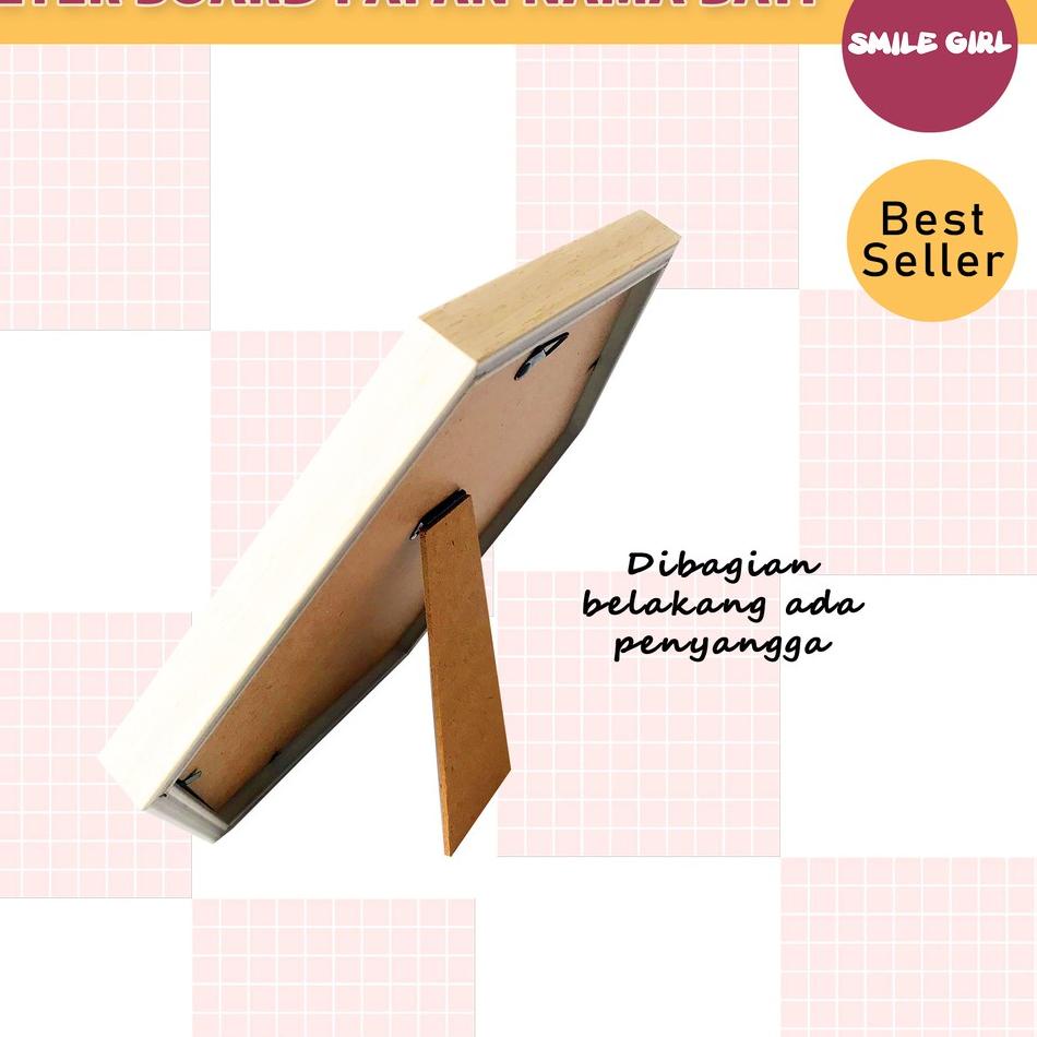 

⇄ [TERMURAH] Papan Nama Bayi / Letter Board Kekinian SmileGirl 28x25 ㊢
