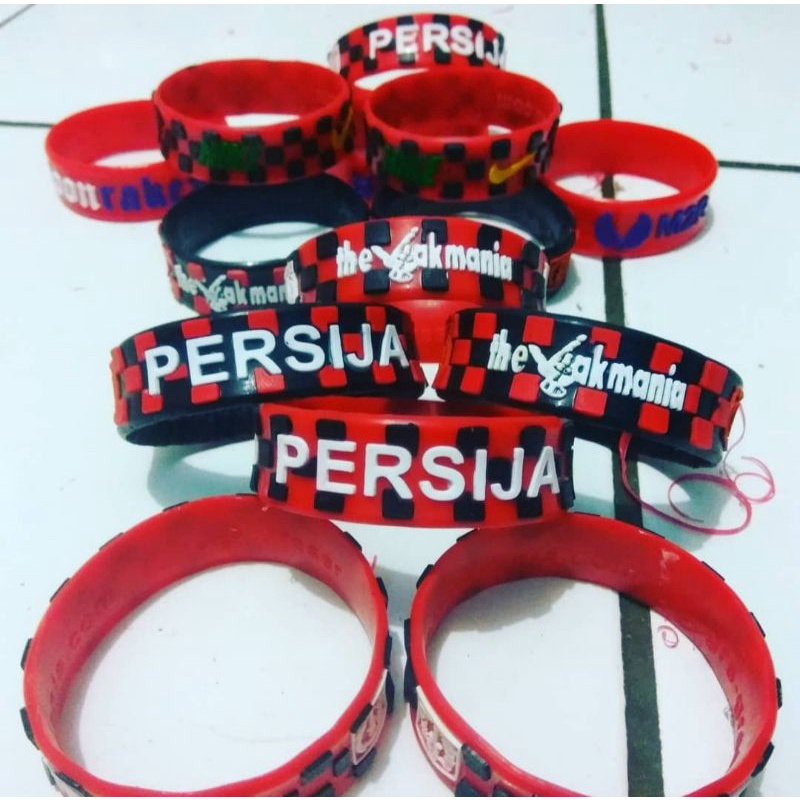 gelang karet ruber club bola custom#cartinhy