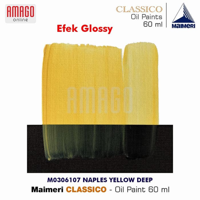 MAIMERI CLASSICO - OIL PAINT - NAPLES YELLOW DEEP - 60ML - M0306107