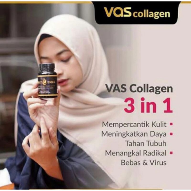 Vas Gamat Emas kapsul colagen Asli Original