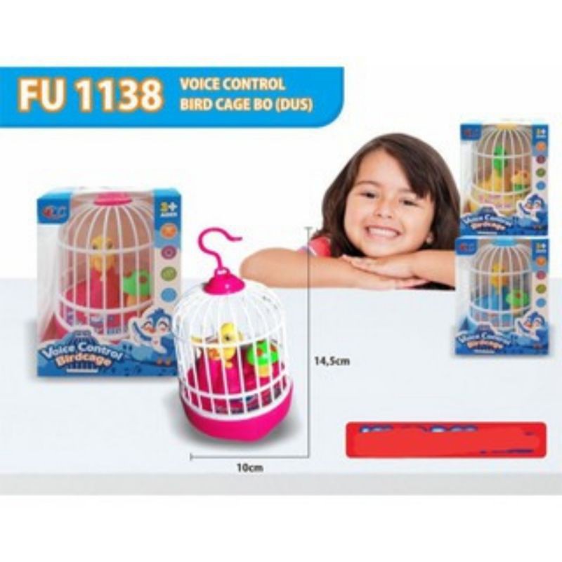 MAINAN ANAK BURUNG BERKICAU VOICE CONTROL - FU1138