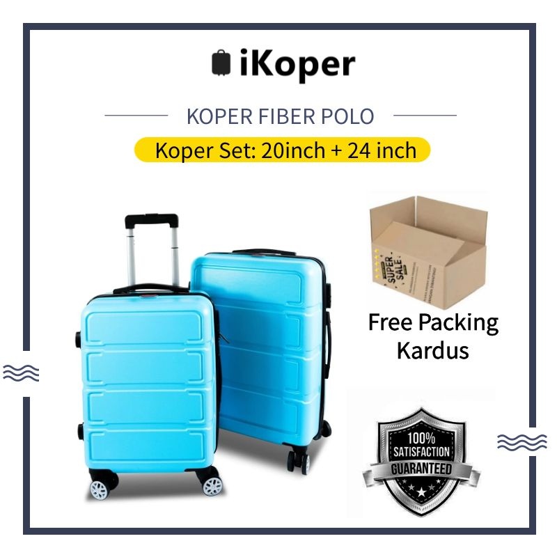 Koper Polo Set 20 inch + 24 Inch Original Polo Cabin Size Koper Import