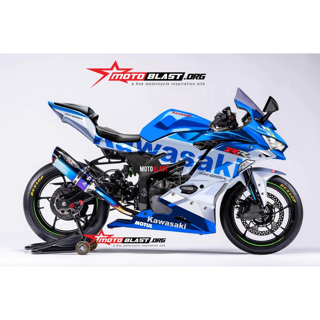Decal Stiker Full Body Ninja ZX25R Livery Ecstar GP Motoblast