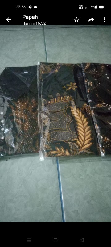 Nawasena Dillan Kemeja Batik Pria Eksklusif Berfuring Lengan Panjang Reguler Size