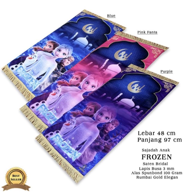 Sajadah Anak  Cewek Karakter Frozen Terbaru 01