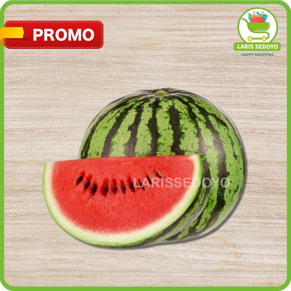 

BUAH SEMANGKA 1 BUAH (2 - 3 KG) MERAH SEGAR