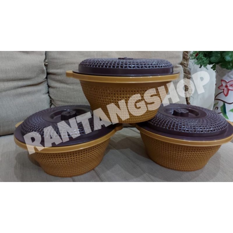 WAKUL NASI + TUTUP PLASTIK  WAKUL NASI HAJATAN BAKUL NASI  + TUTUP COKLAT WAKUL SERBAGUNA