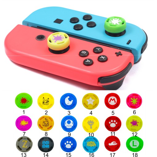 Silicone Cap Analog Joycon Joycon Joy-con Thumb grip cover