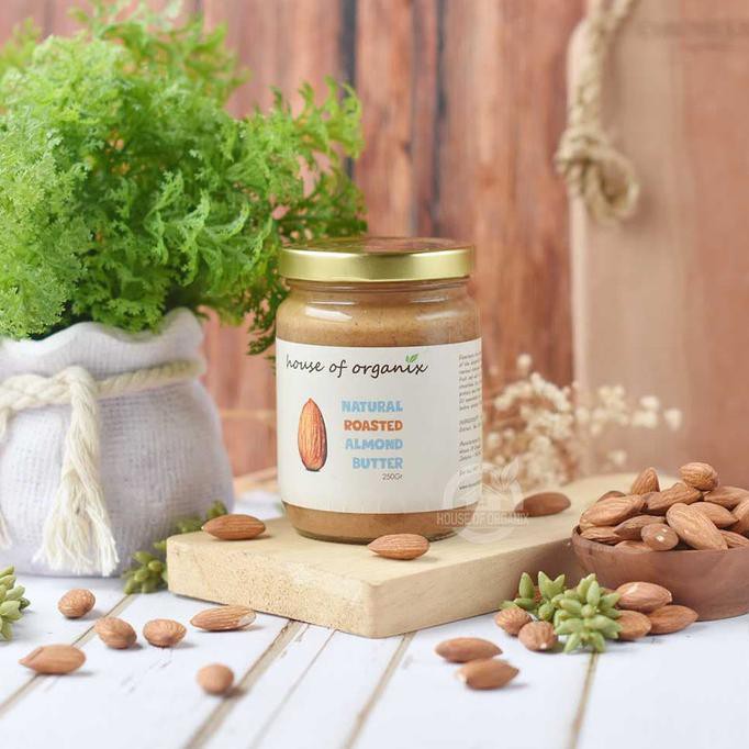 

SEDAP HouseOfOrganix Natural Almond Butter Original - 250 Gr RASA MANTAP
