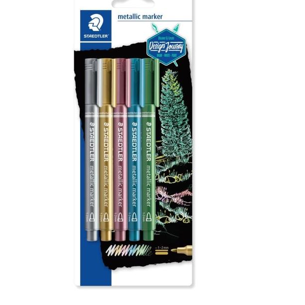 

ⅎ Staedtler Metallic Marker - Set 5 pcs ♖